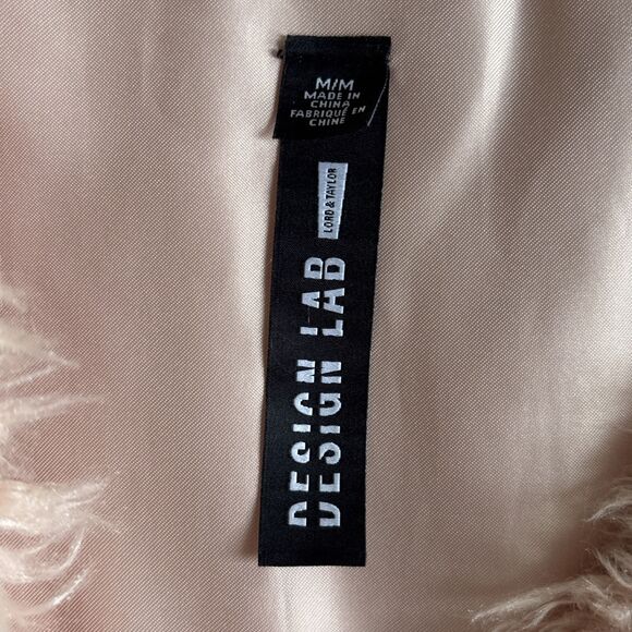 Lord & Taylor Design Lab Pink Fur Vest - Size Medium - Picture 6 of 8